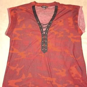 Short sleeve Red Camo Tee